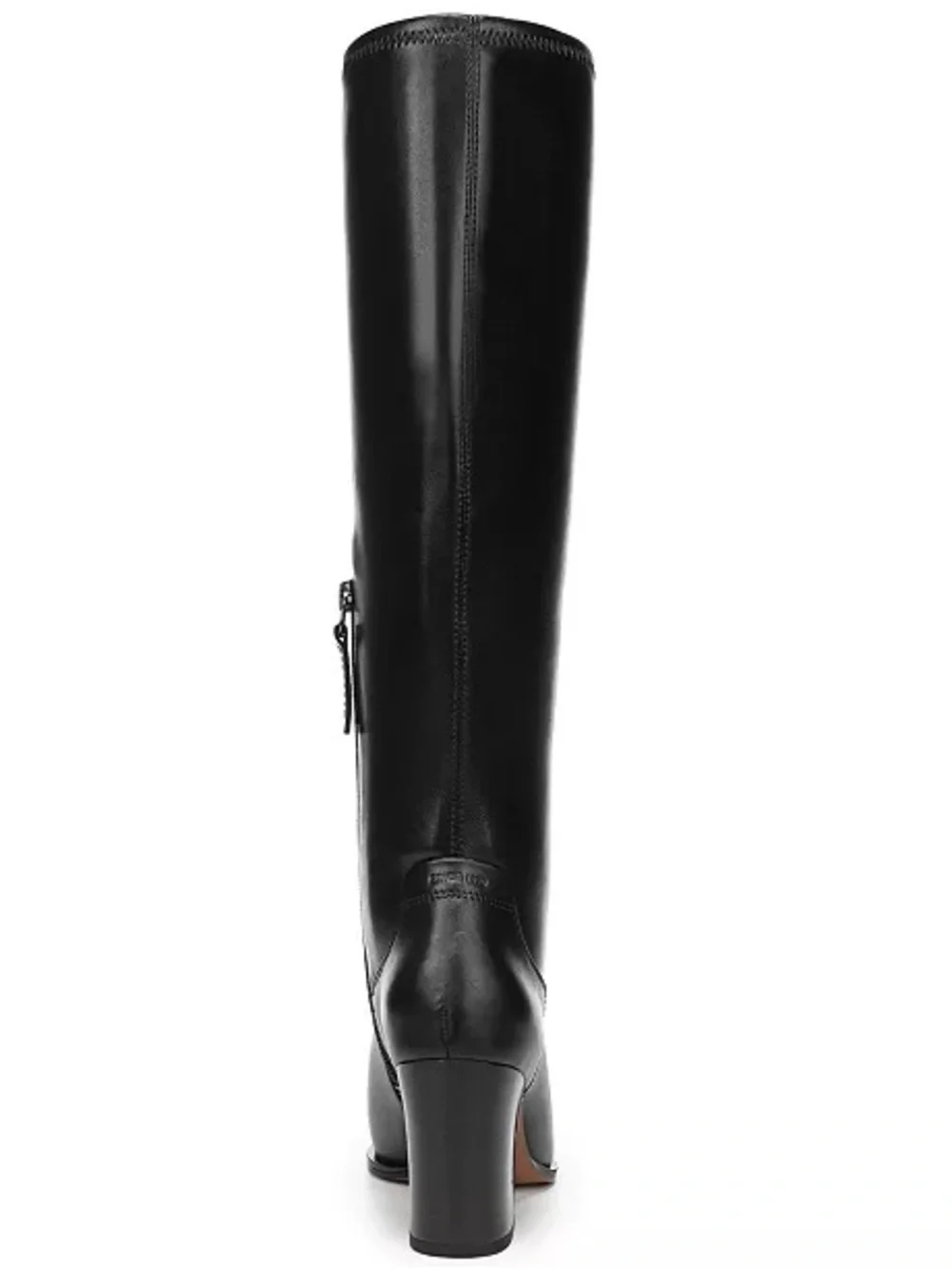 Franco Sarto Jonie Black Over-the-Knee Square-Toe Block Heel Boots